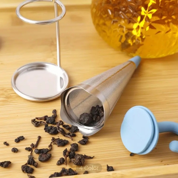 (1 piece) Rainy Day Tea infuser with Stand - Picture 3 of 6